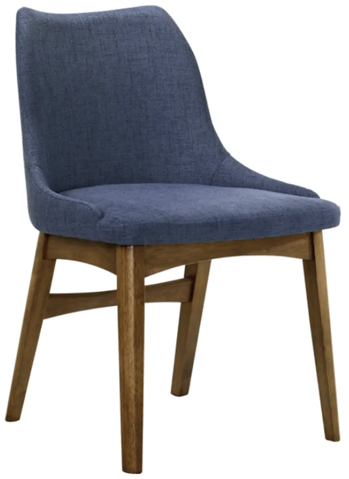 Armen Living Azalea 2-Piece Blue Dining Chairs