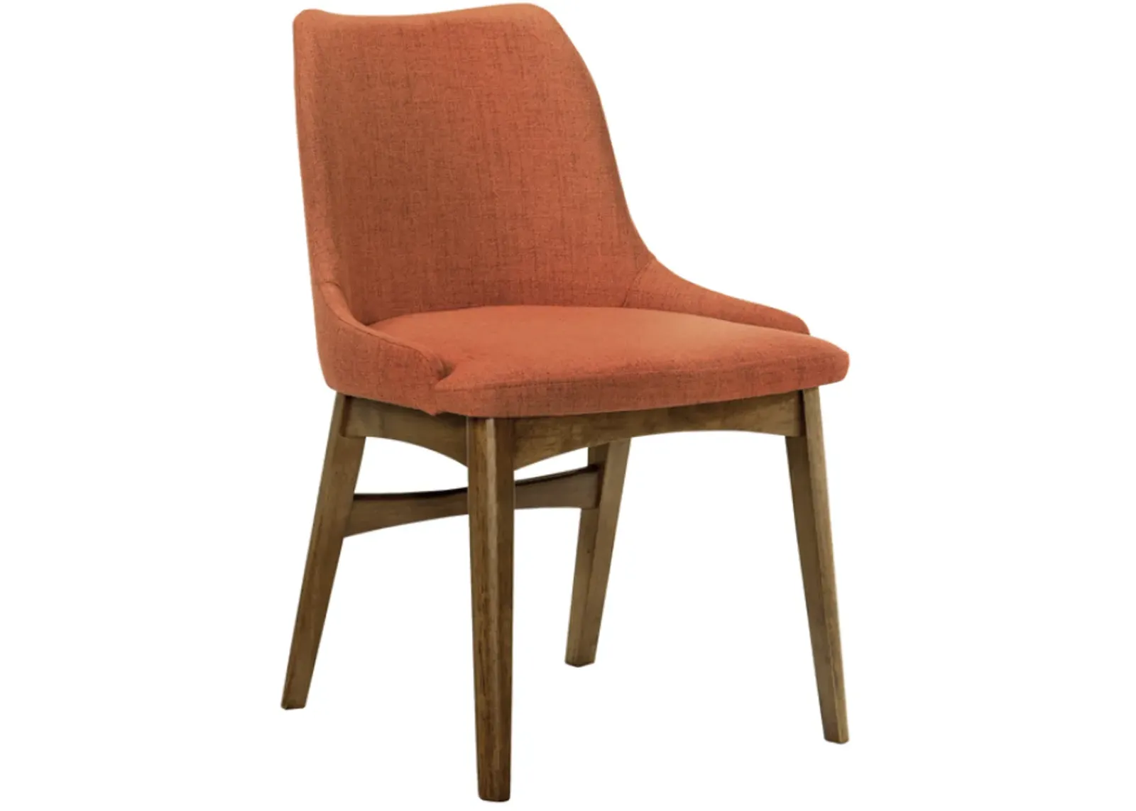 Armen Living Azalea 2-Piece Orange Dining Chairs