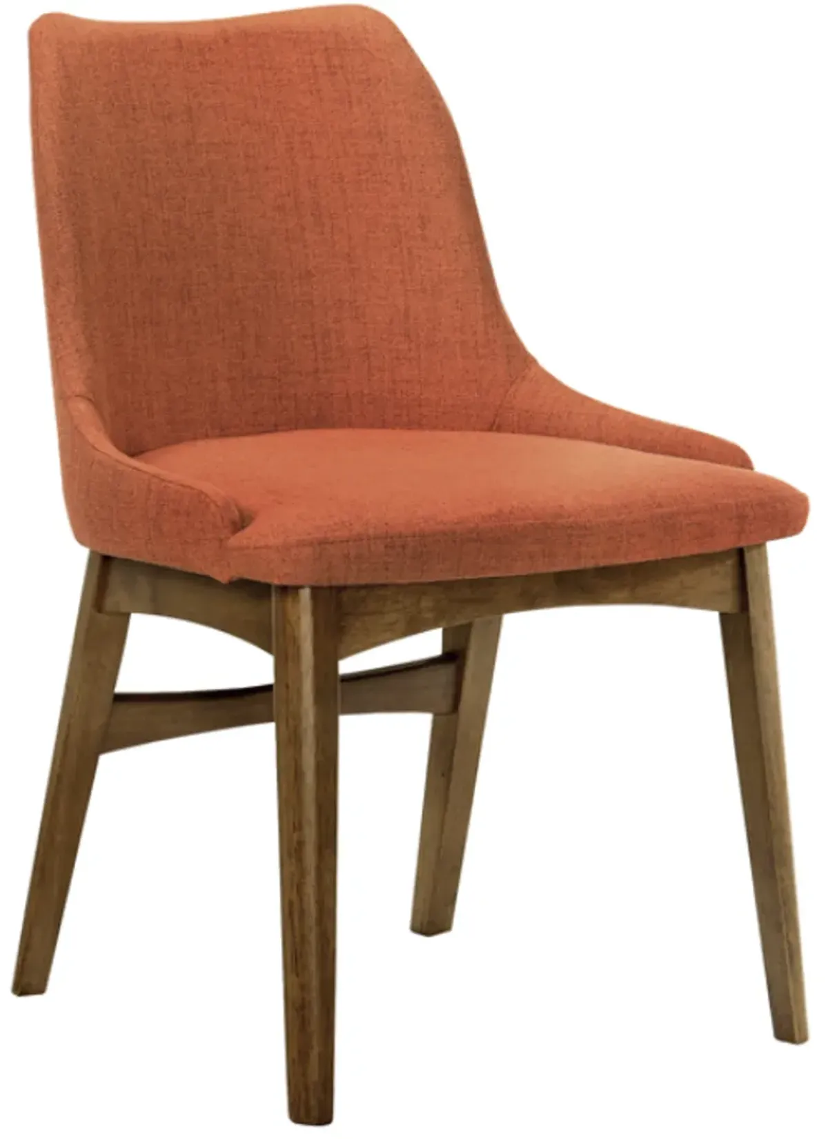 Armen Living Azalea 2-Piece Orange Dining Chairs