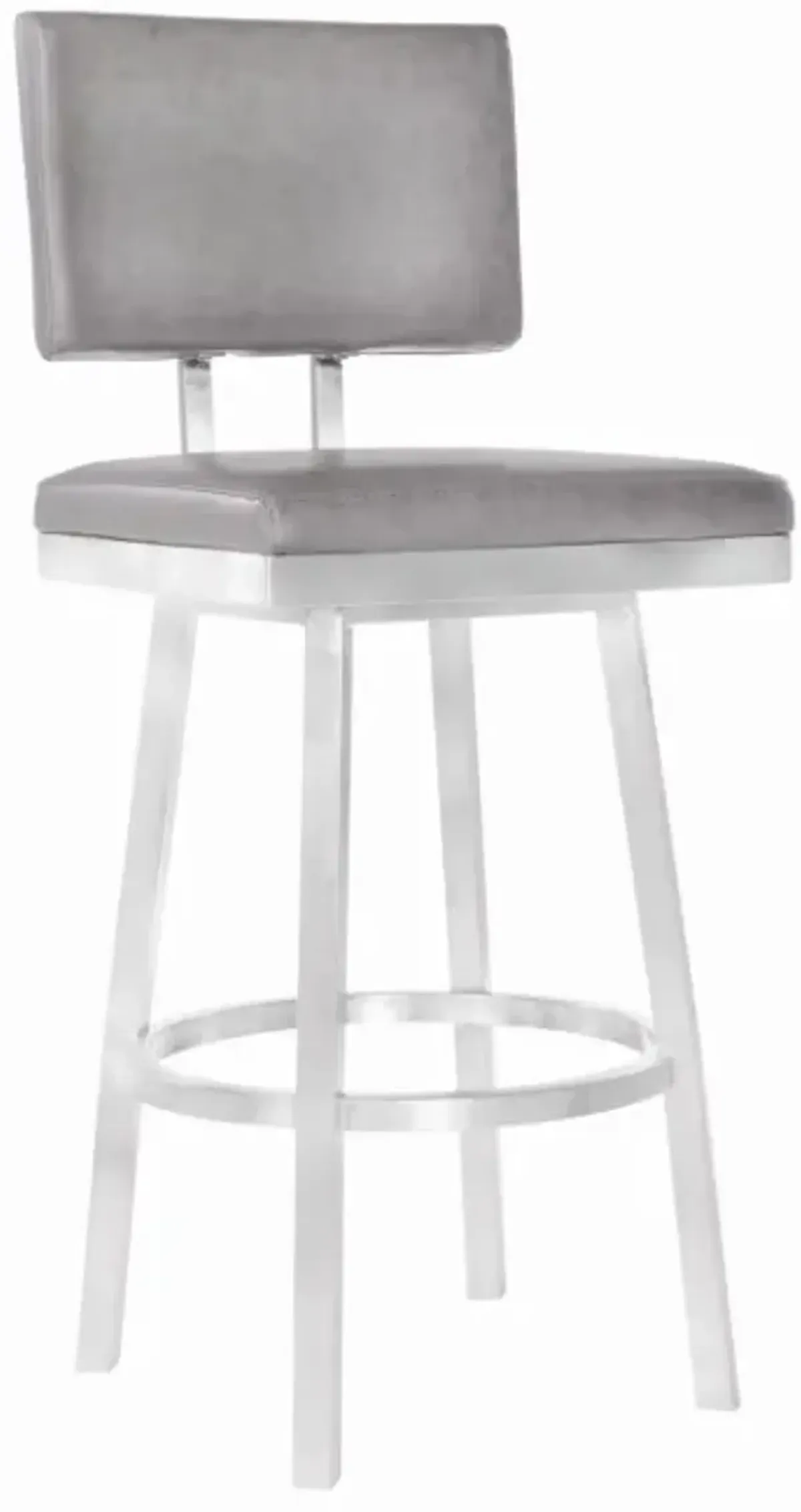 Armen Living Balboa Vintage Gray 26” Counter Stool