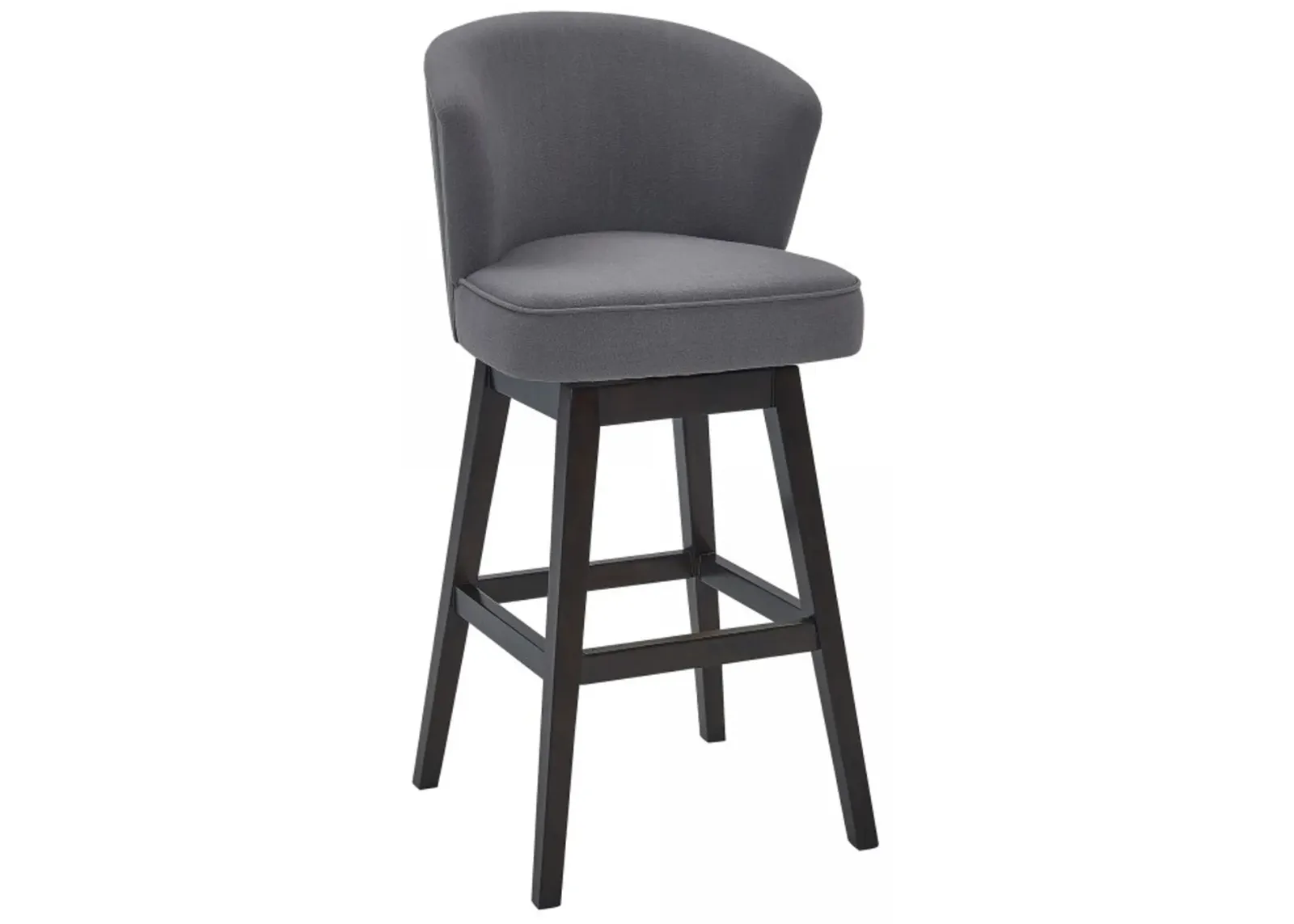 Armen Living Brandy Gray 30" Bar Stool