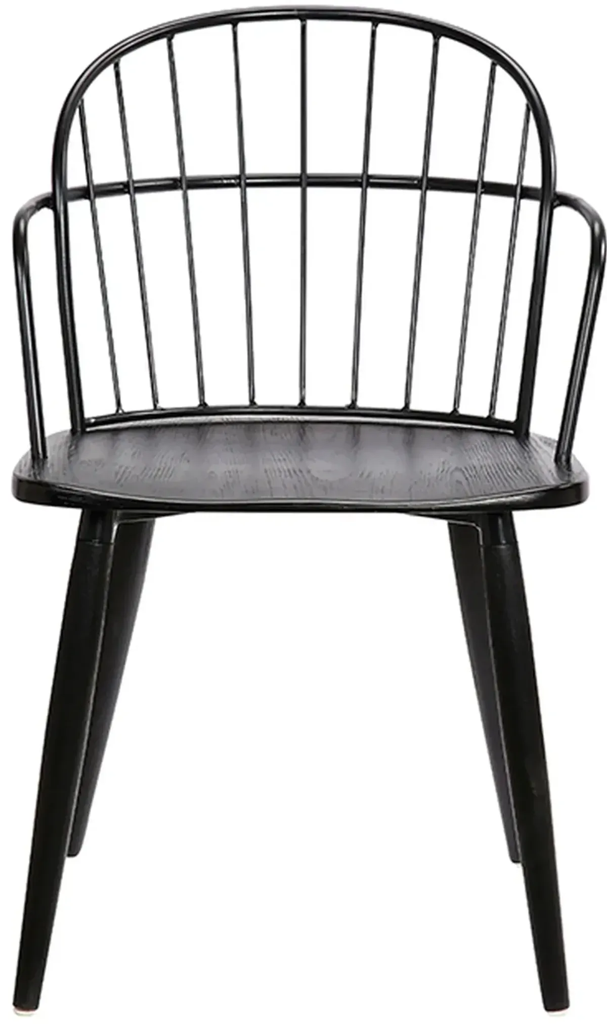 Armen Living Bradley Black Side Chair