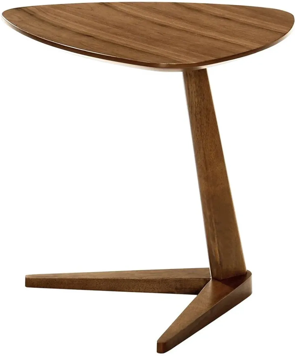 Armen Living Bianka Walnut Tea Table