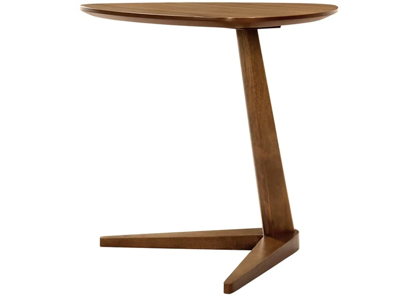 Armen Living Bianka Walnut Tea Table