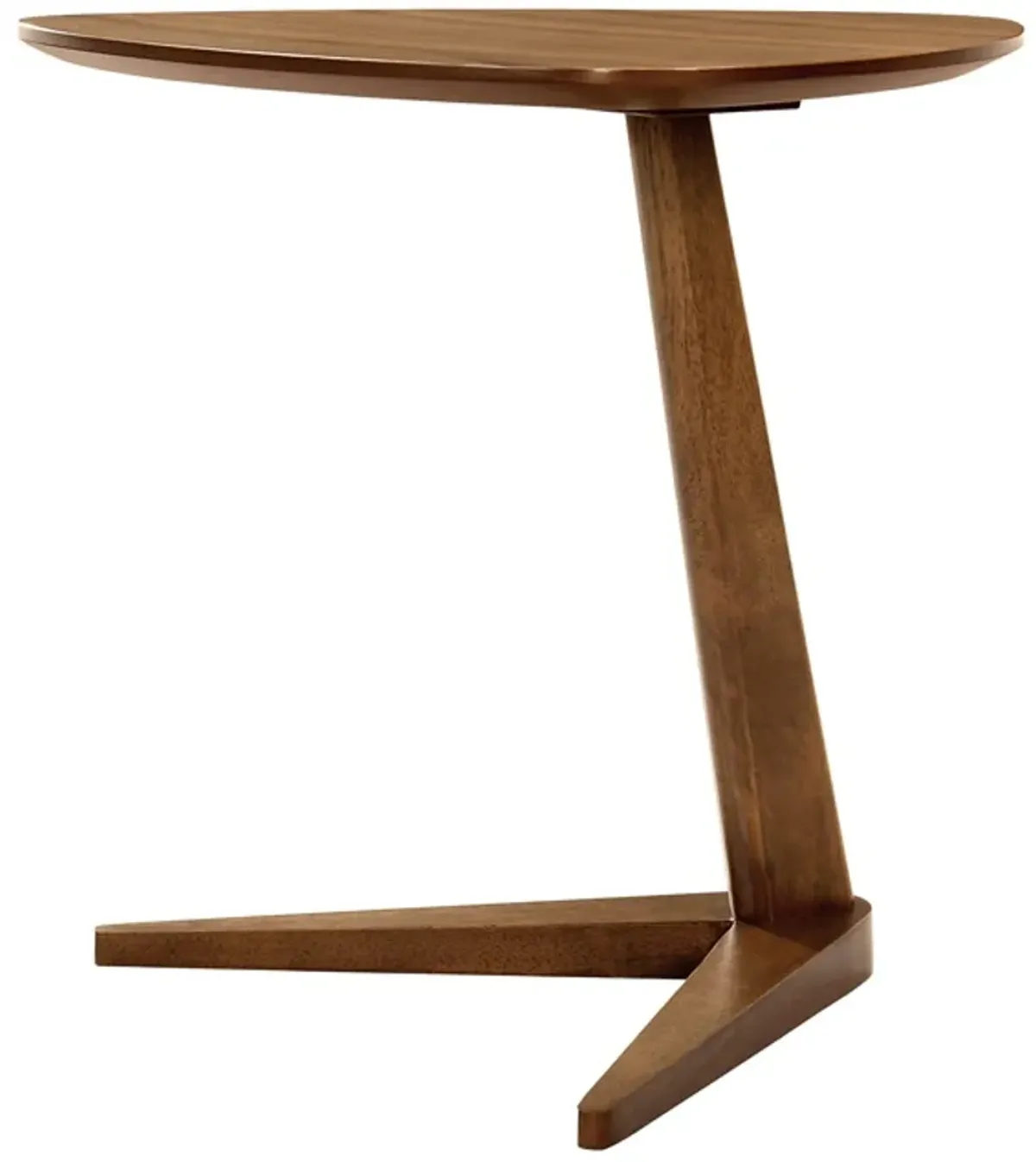 Armen Living Bianka Walnut Tea Table