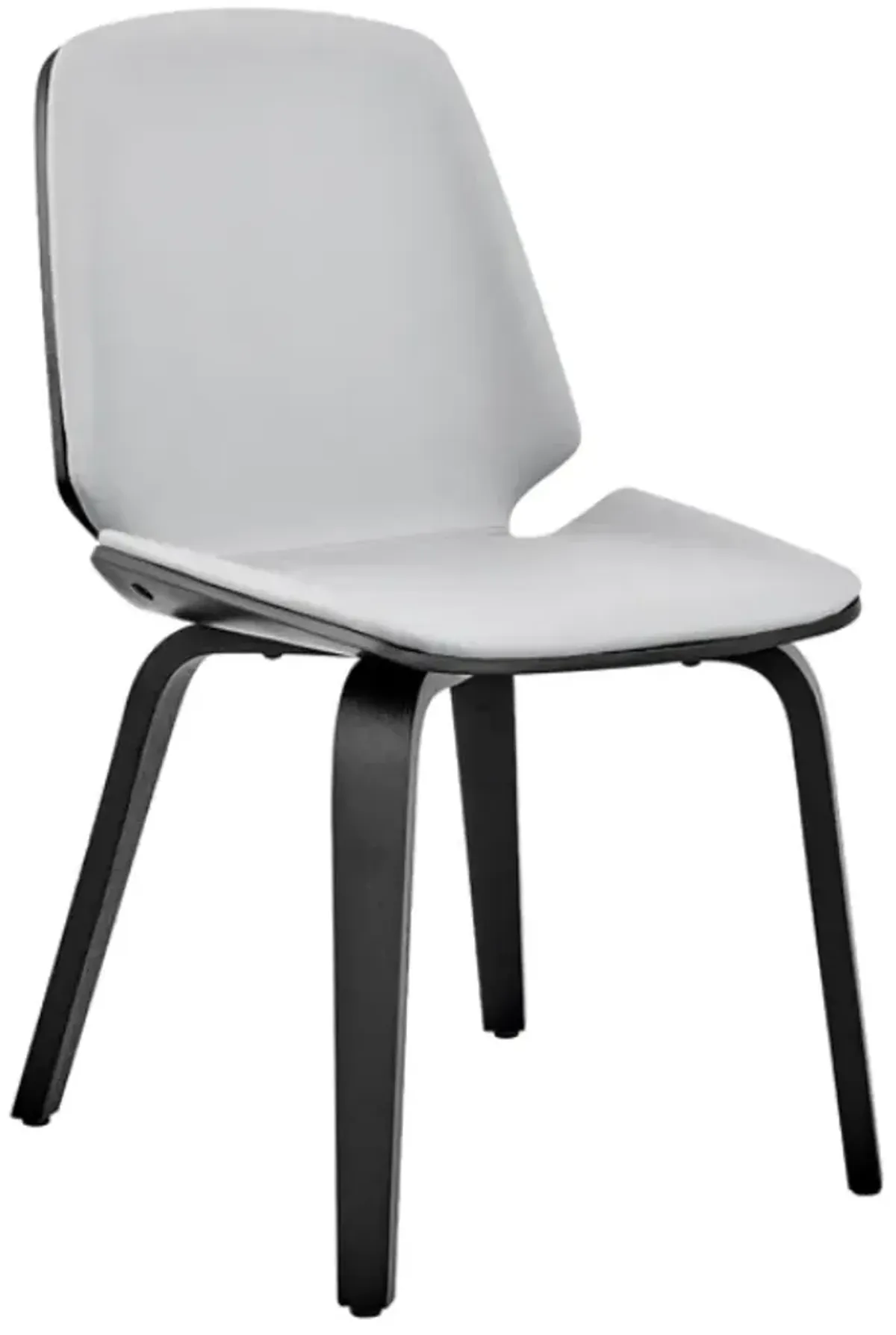 Armen Living Brinley Gray/Black Dining Chair