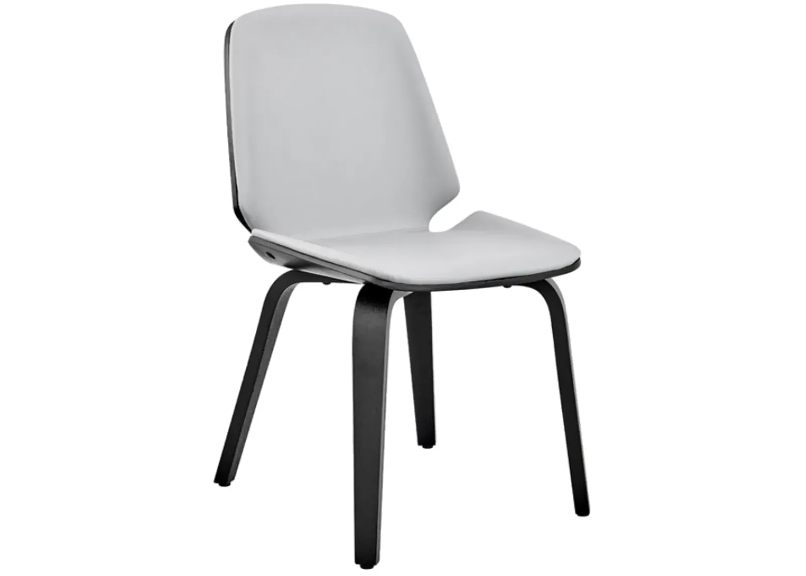 Armen Living Brinley Gray/Black Dining Chair