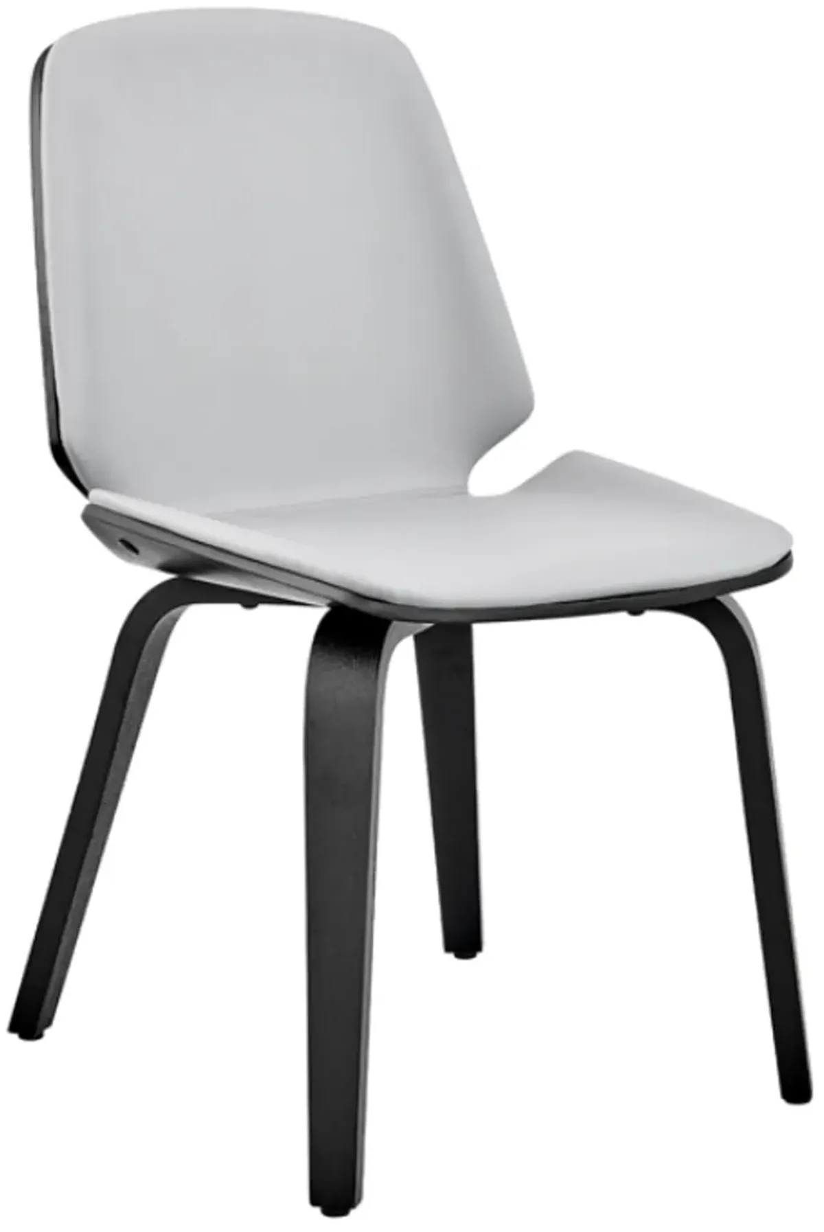 Armen Living Brinley Gray/Black Dining Chair