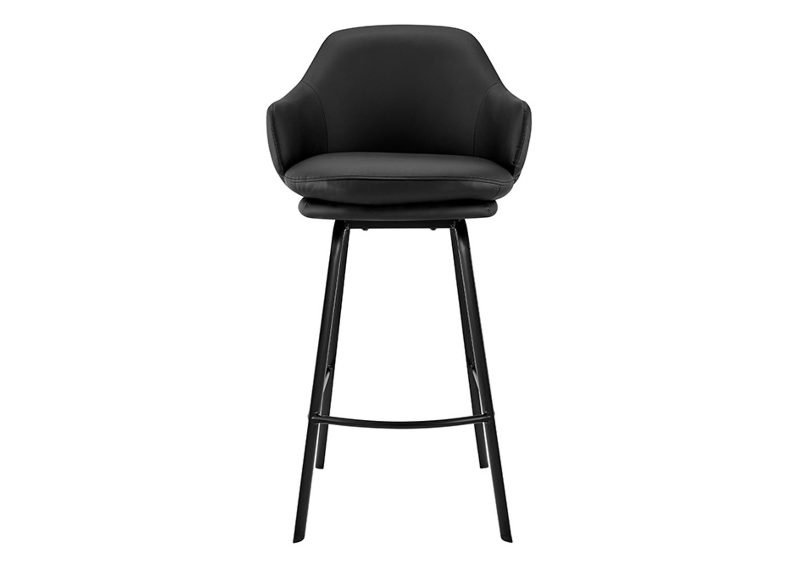 Armen Living Brigden Black 26" Counter Stool