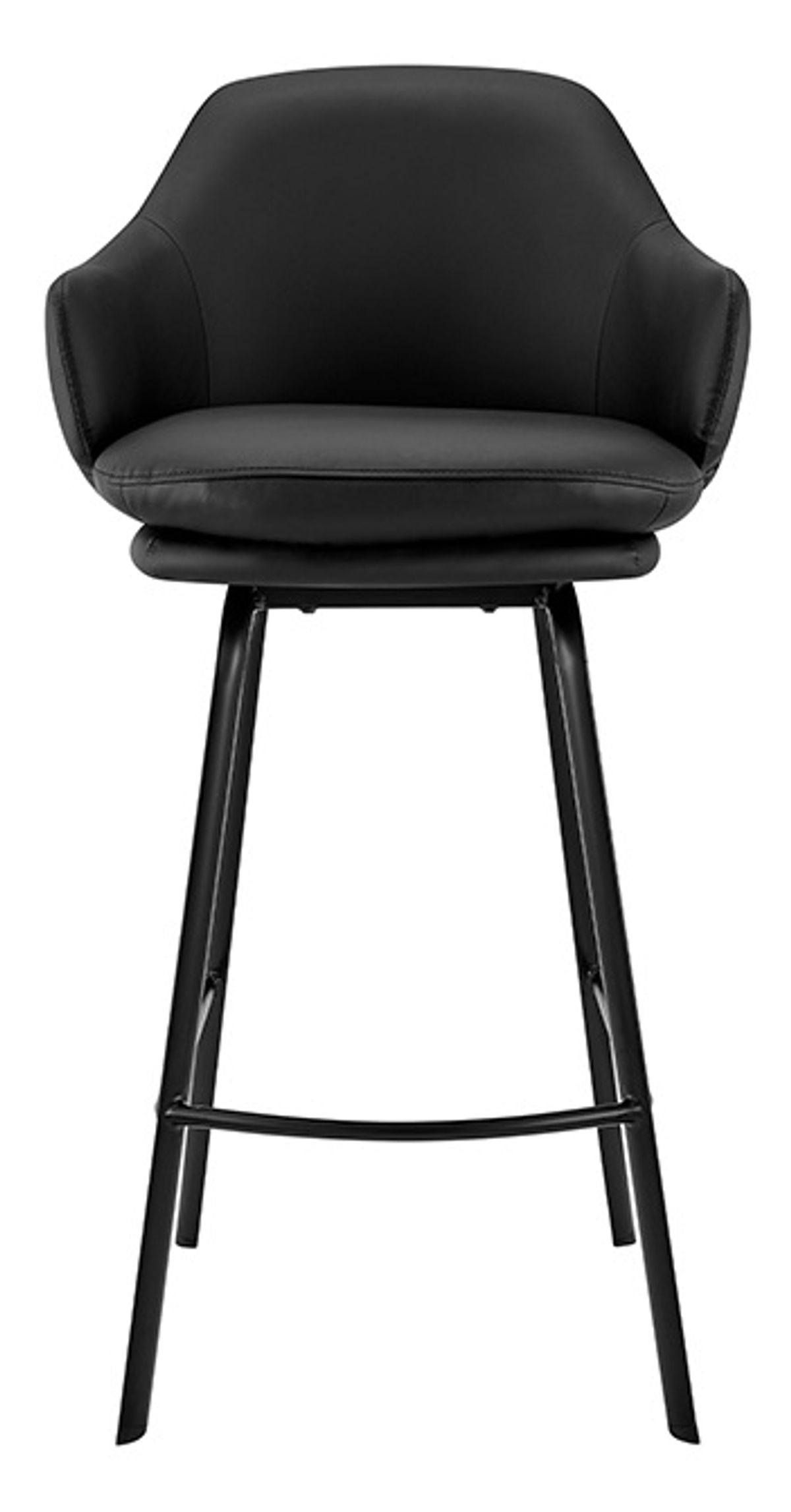 Armen Living Brigden Black 26" Counter Stool