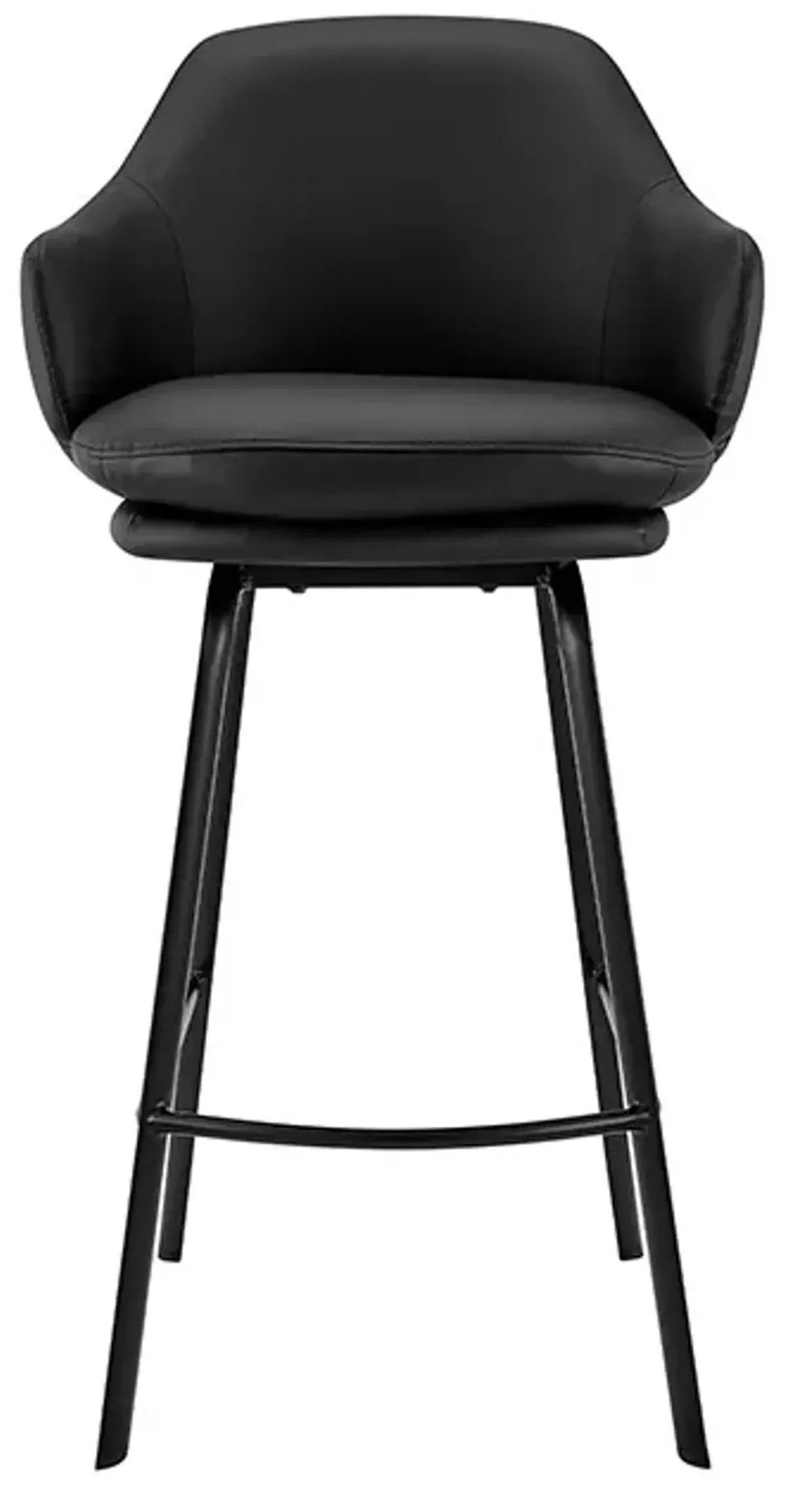 Armen Living Brigden Black 26" Counter Stool