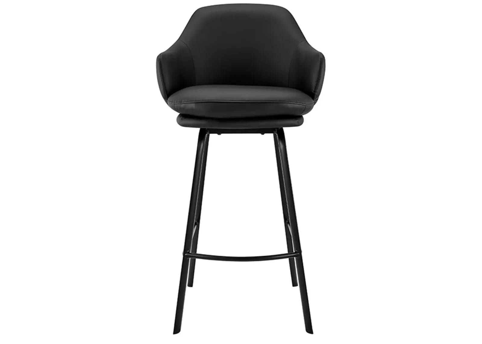 Armen Living Brigden Black 26" Counter Stool