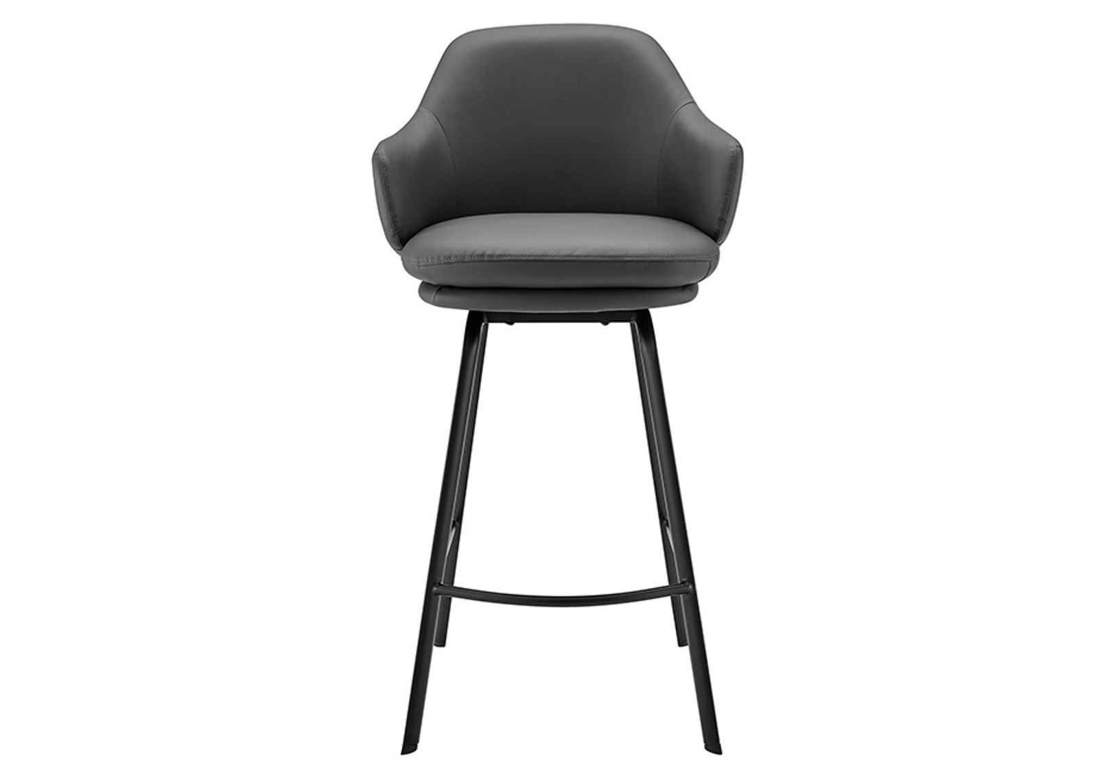 Armen Living Brigden Gray 30" Swivel Bar Stool