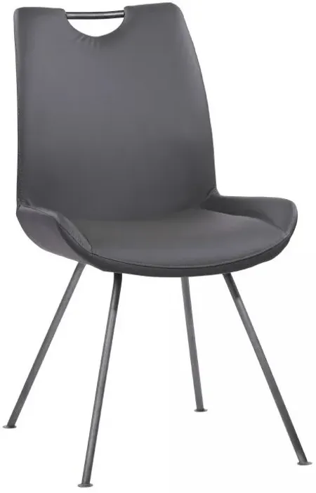 Armen Living Coronado 2-Piece Gray Dining Chairs