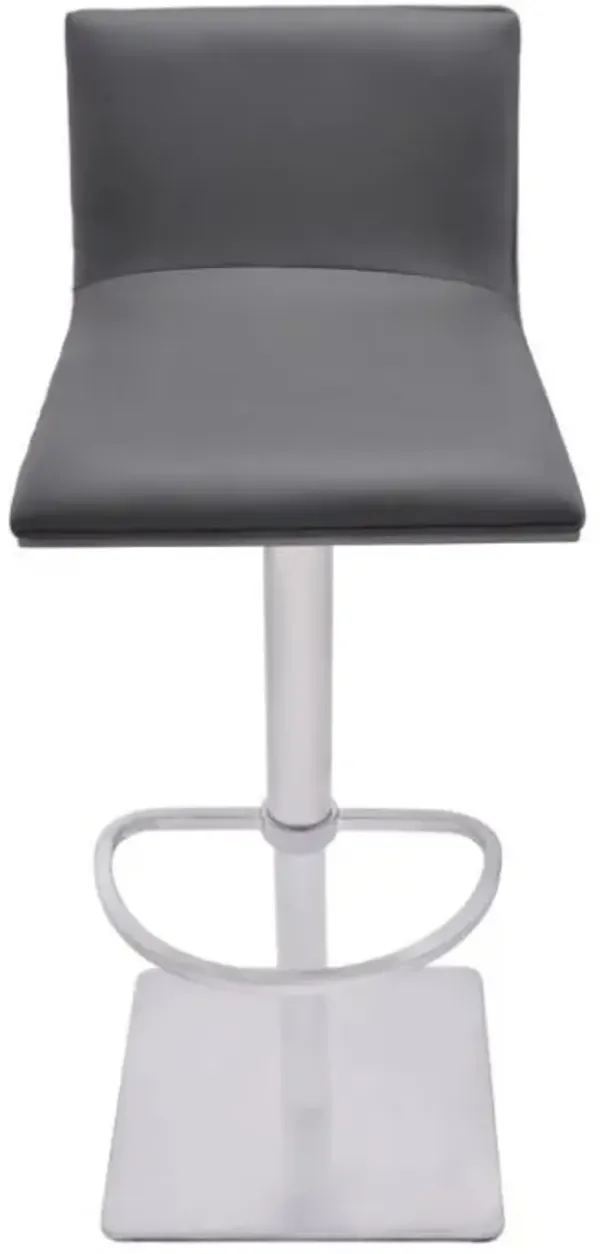 Armen Living Crystal Gray Bar Stool