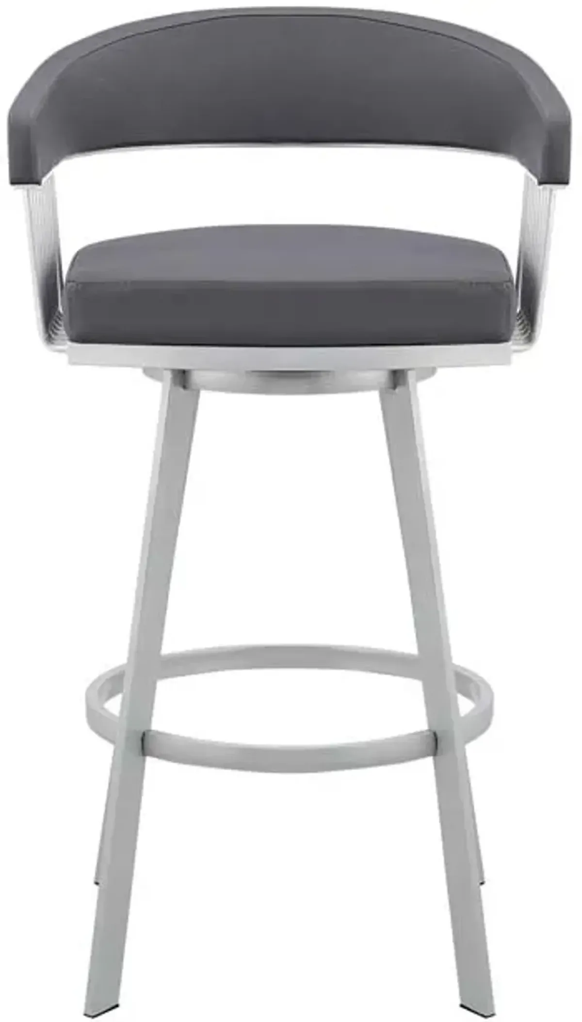 Armen Living Chelsea Slate Grey 30" Bar Stool