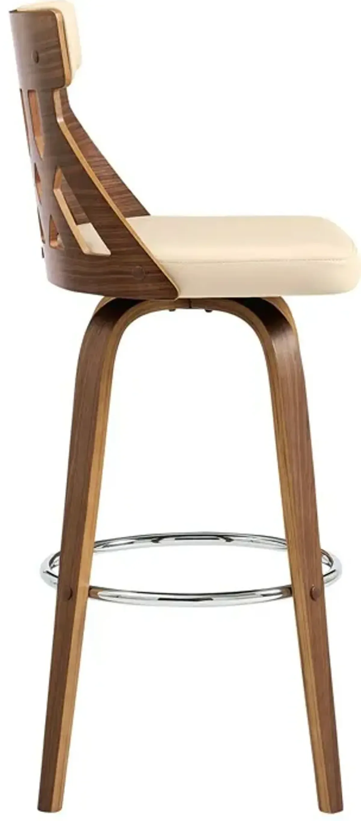 Armen Living Crux Cream 26" Swivel Counter Stool