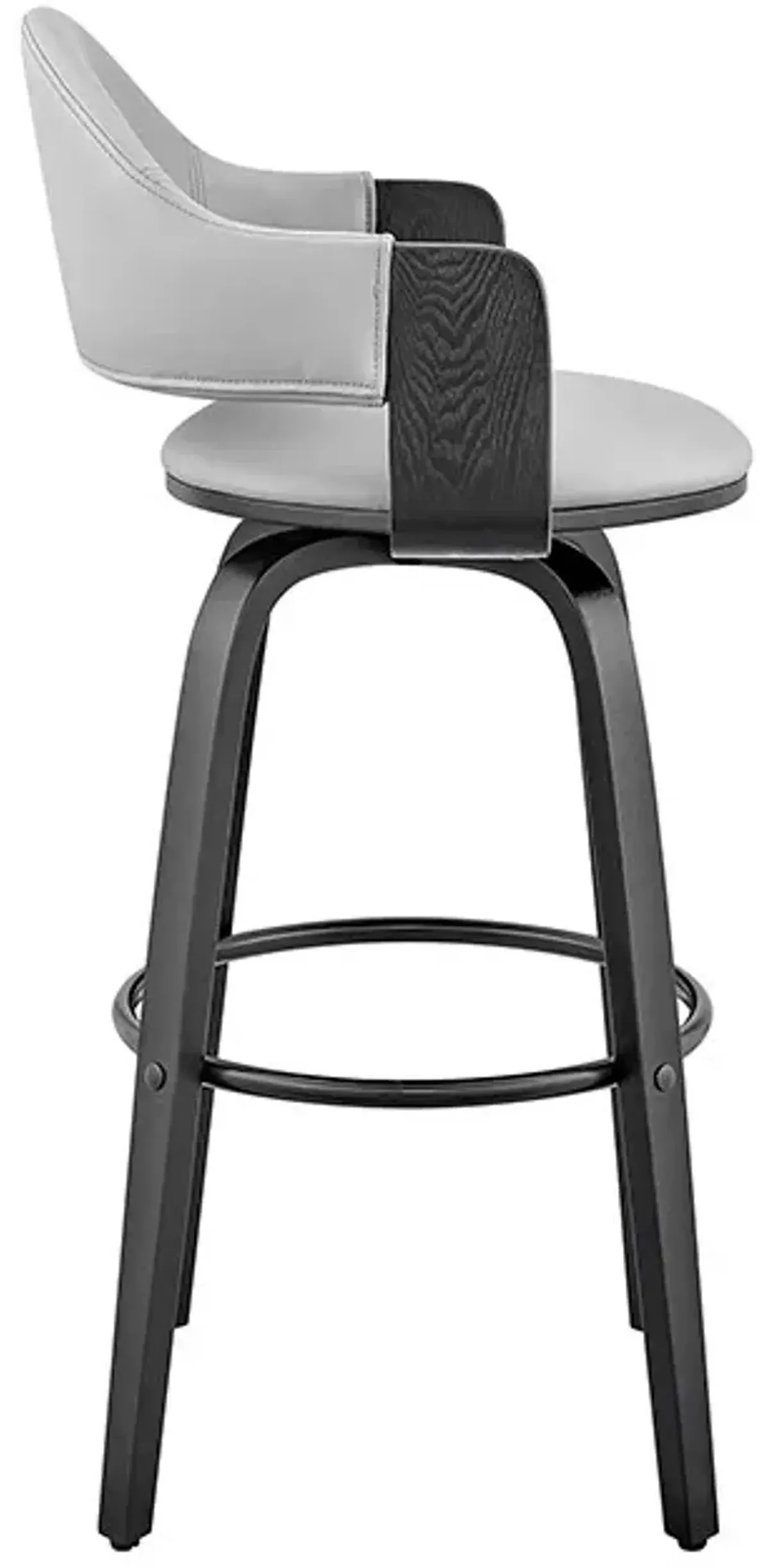 Armen Living Daxton Gray 26" Counter Stool