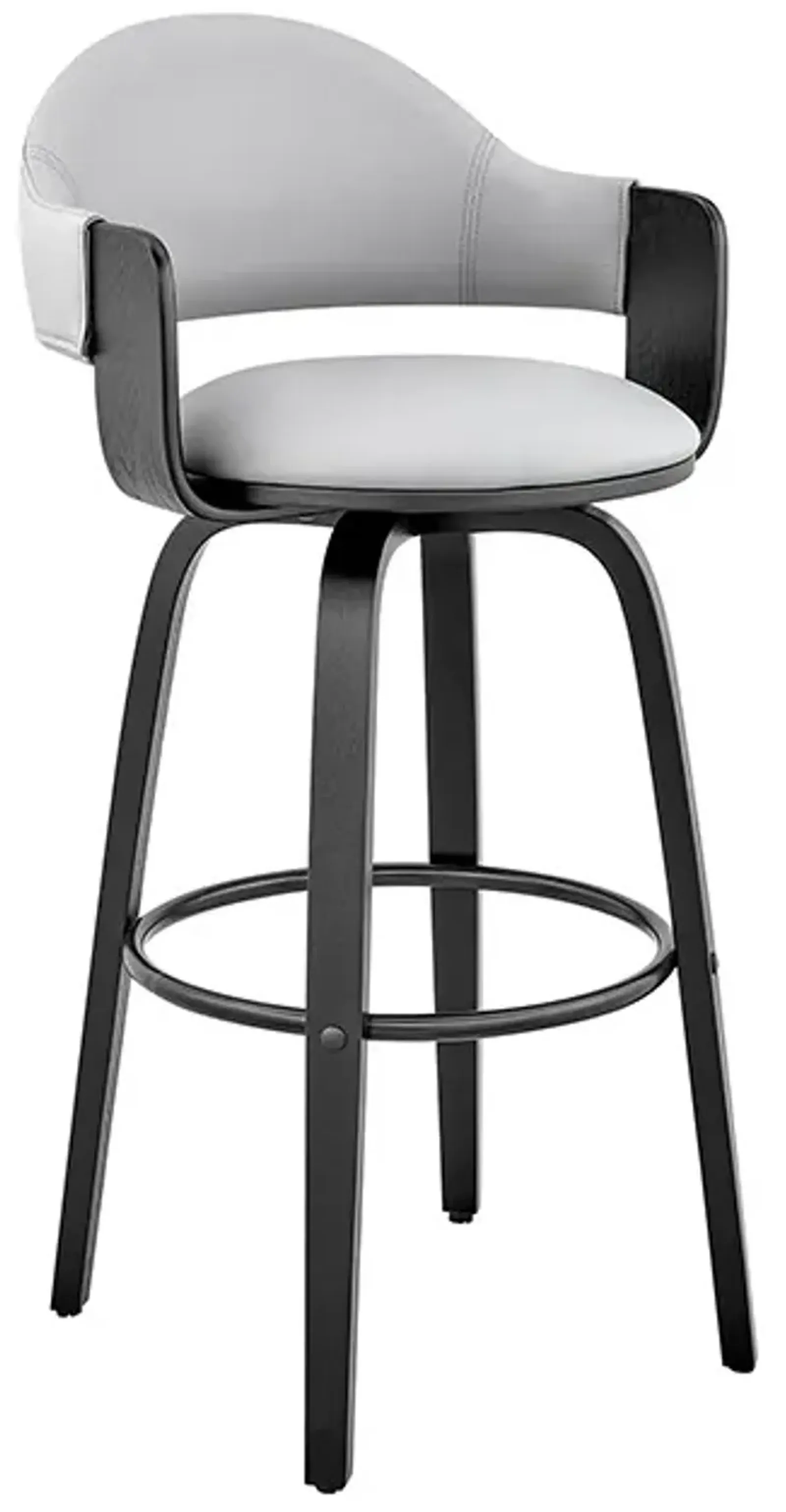 Armen Living Daxton Gray 26" Counter Stool