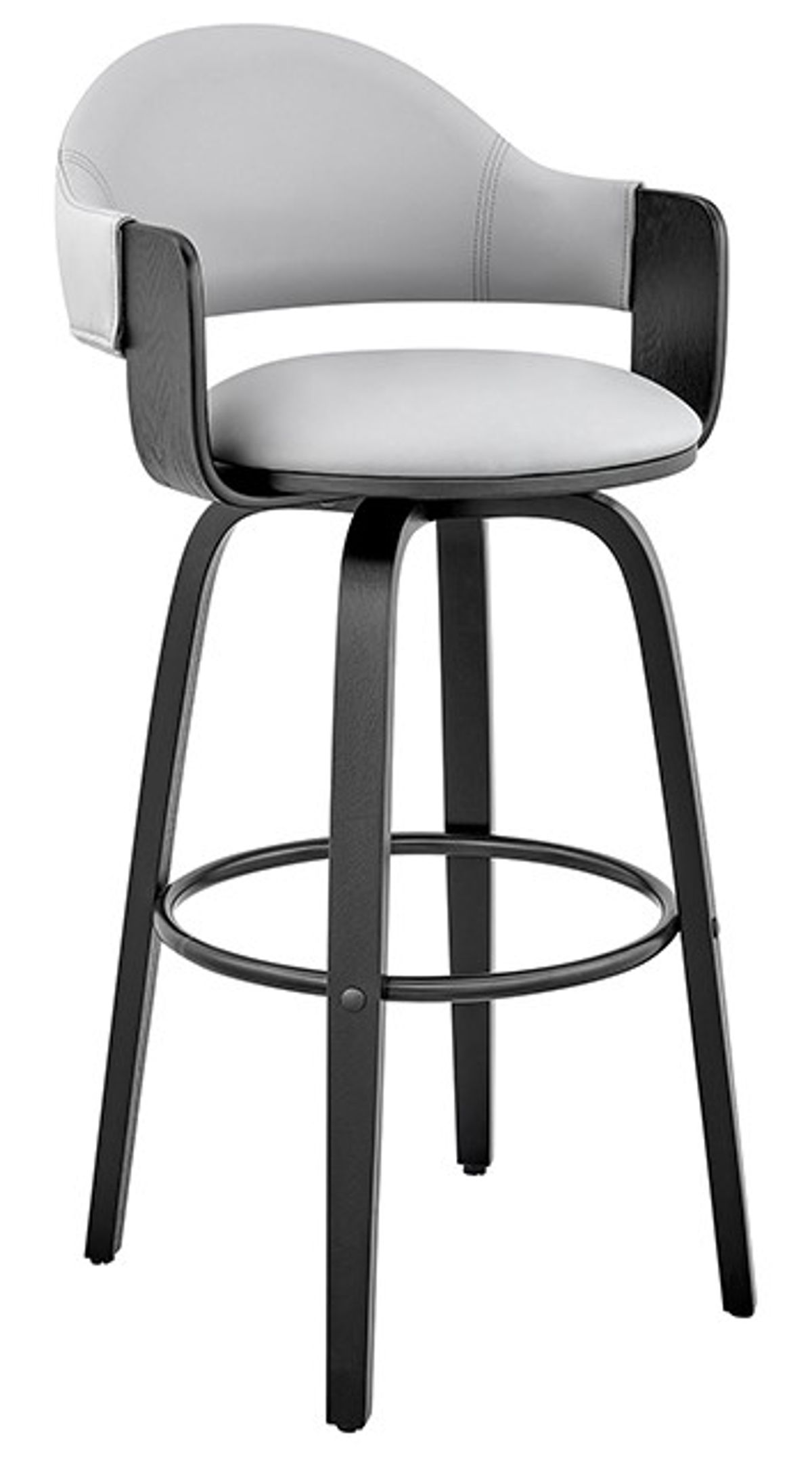 Armen Living Daxton Gray 26" Counter Stool