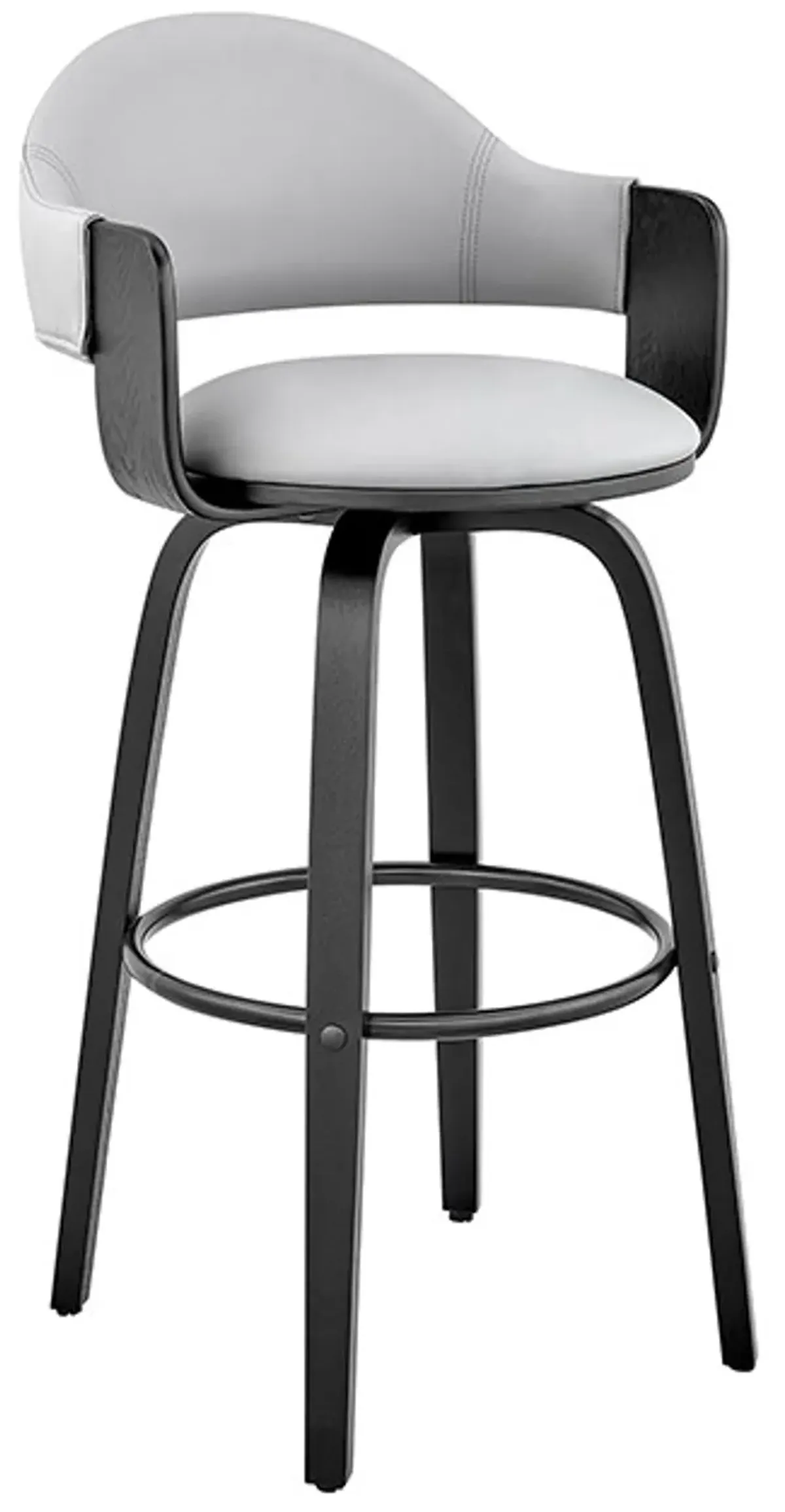 Armen Living Daxton Gray 30" Bar Stool