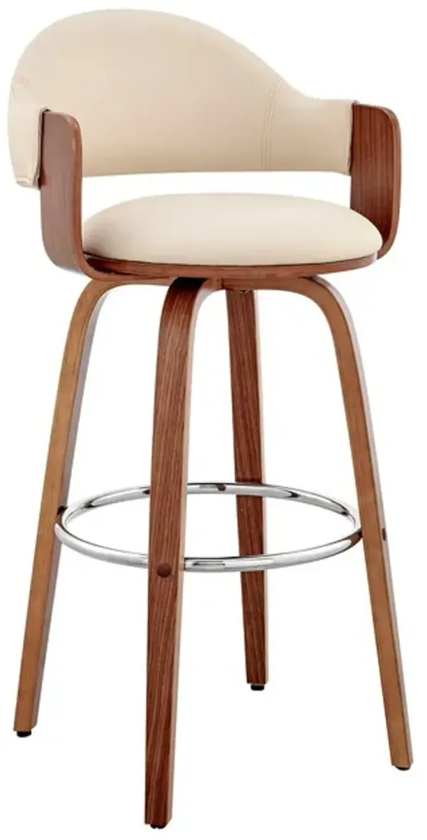 Armen Living Daxton Cream 26" Counter Stool