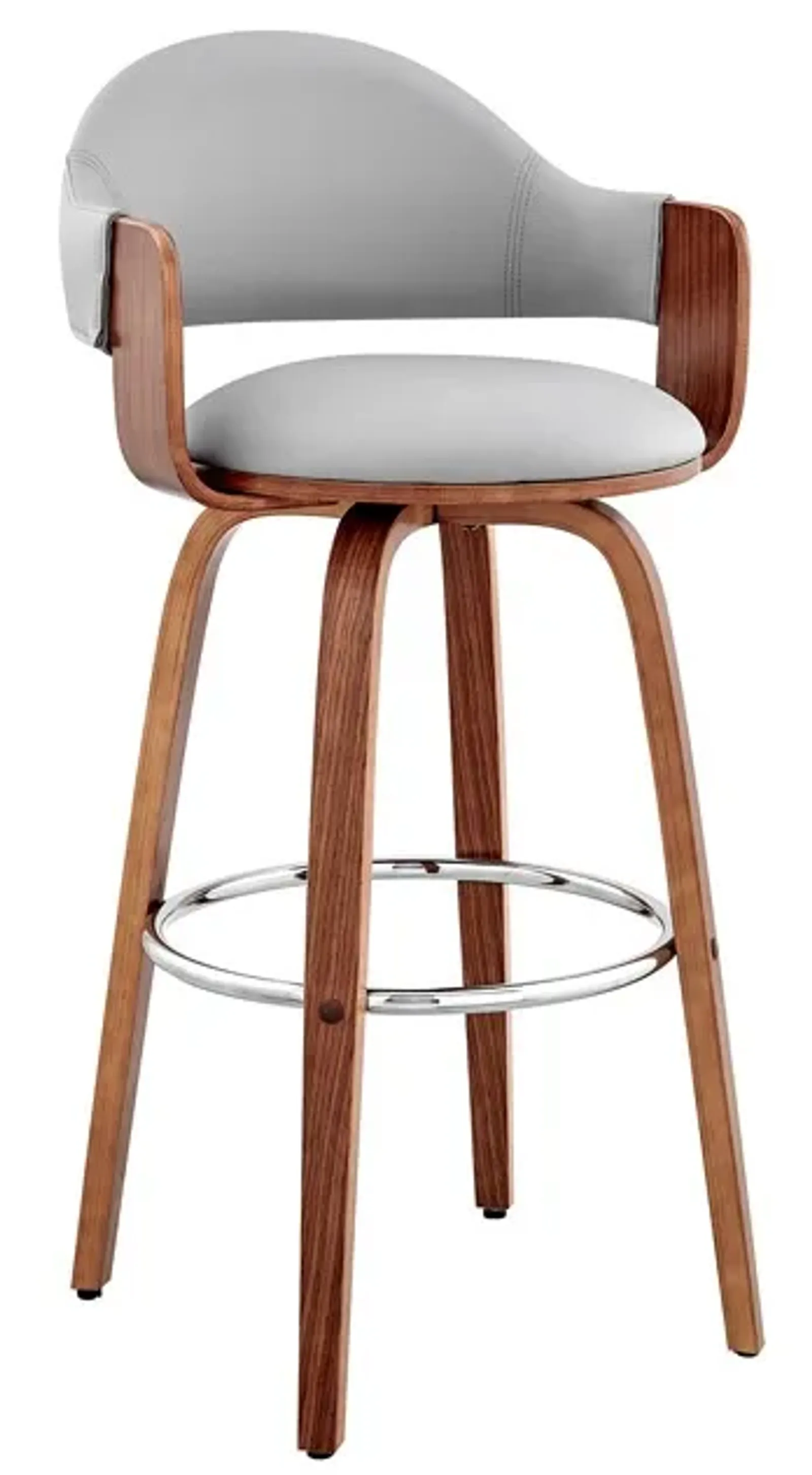 Armen Living Daxton Gray 26" Counter Stool