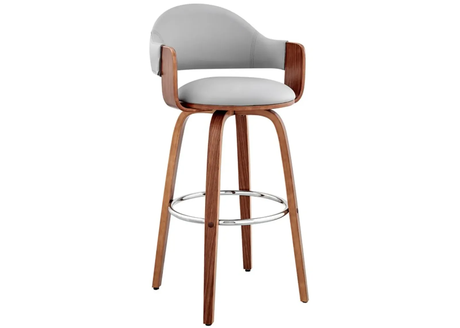 Armen Living Daxton Gray 30" Bar Stool