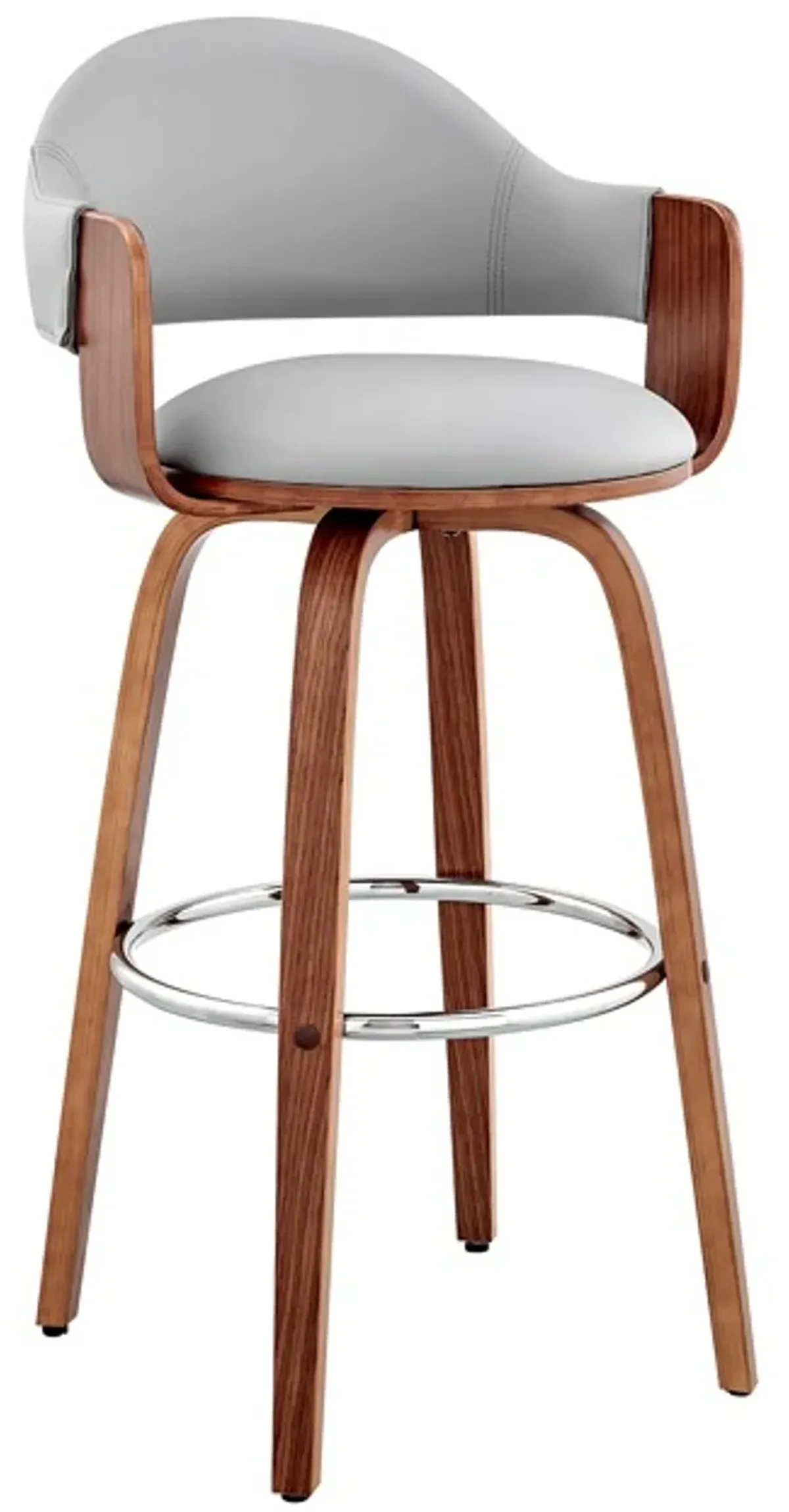 Armen Living Daxton Gray 30" Bar Stool