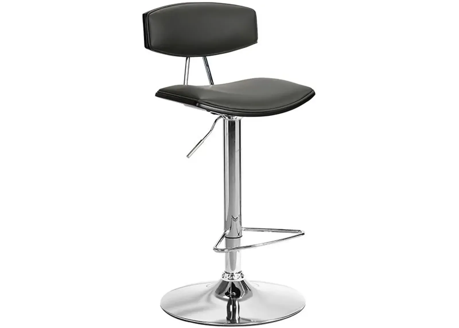 Armen Living Erik Gray Adjustable Swivel Bar Stool