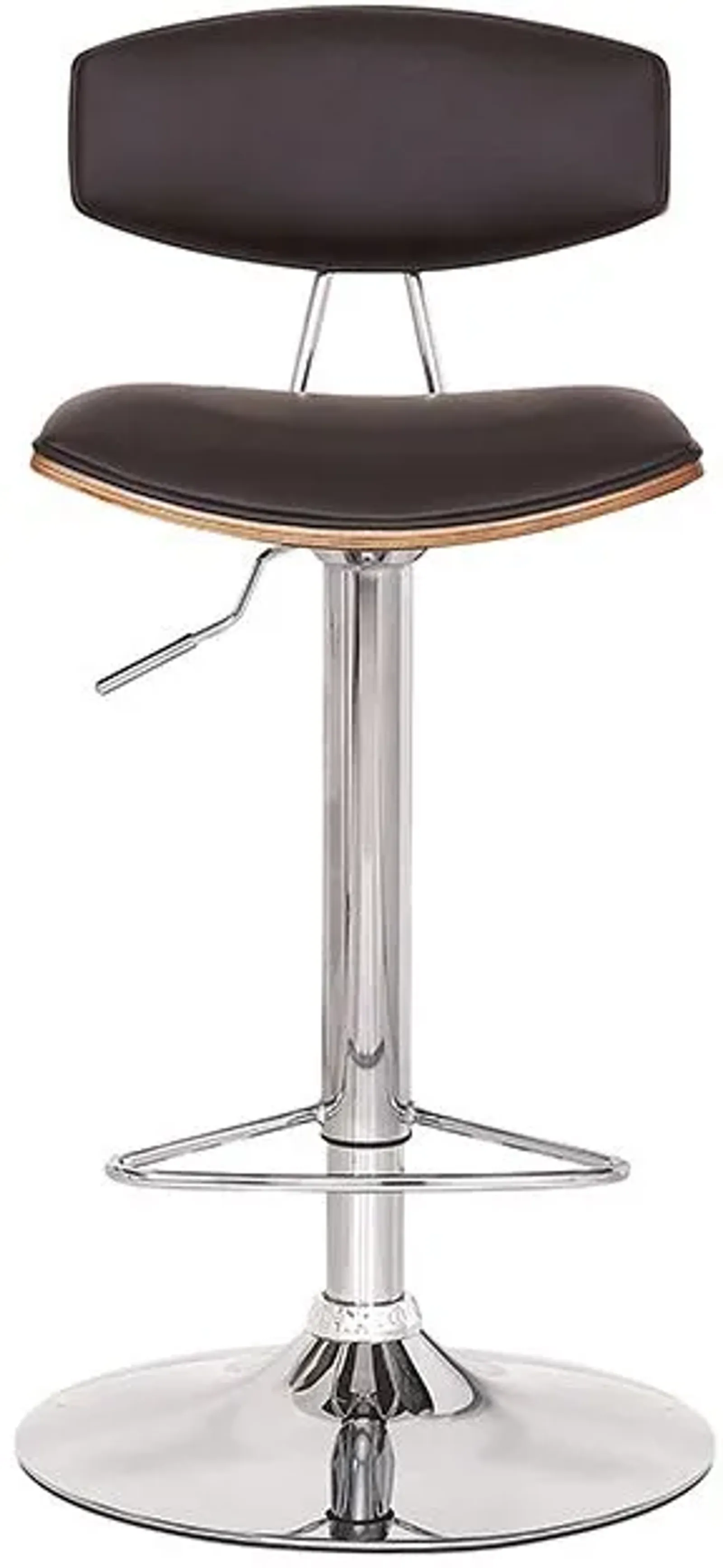 Armen Living Erik Brown Adjustable Swivel Bar Stool