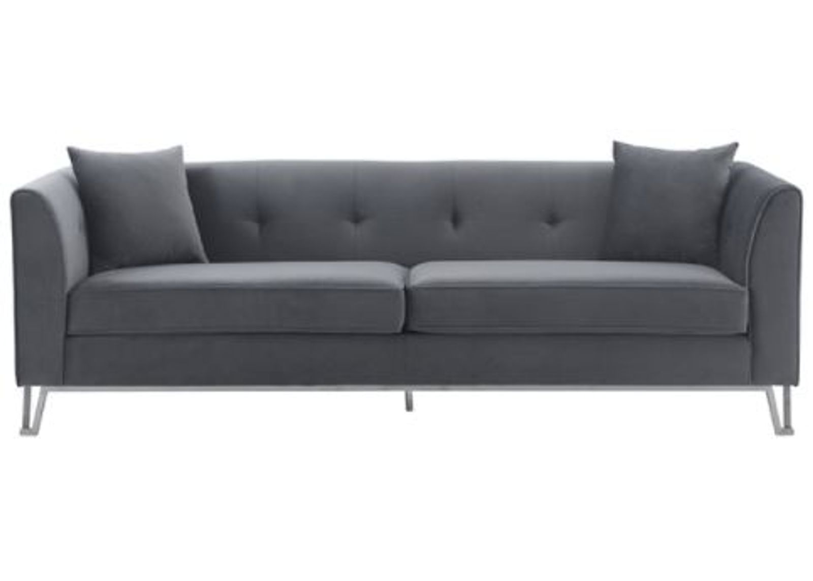 Armen Living Everest Gray Sofa