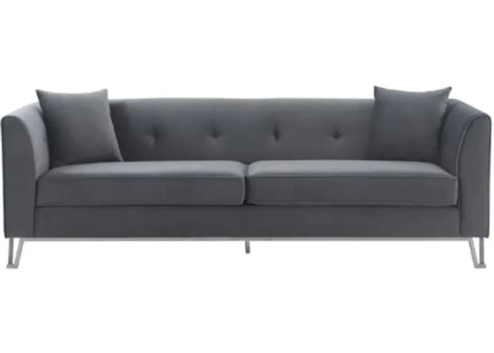 Armen Living Everest Gray Sofa