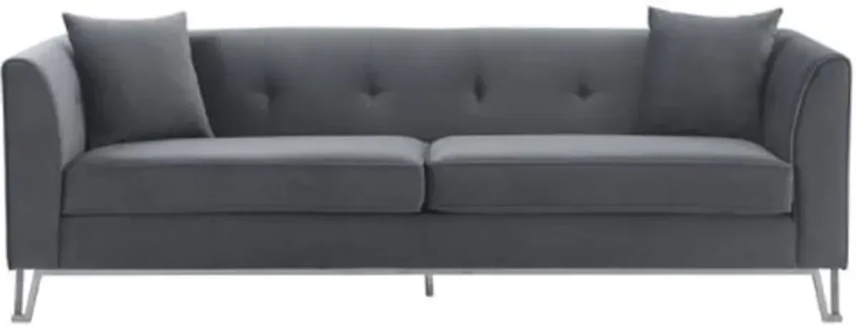 Armen Living Everest Gray Sofa