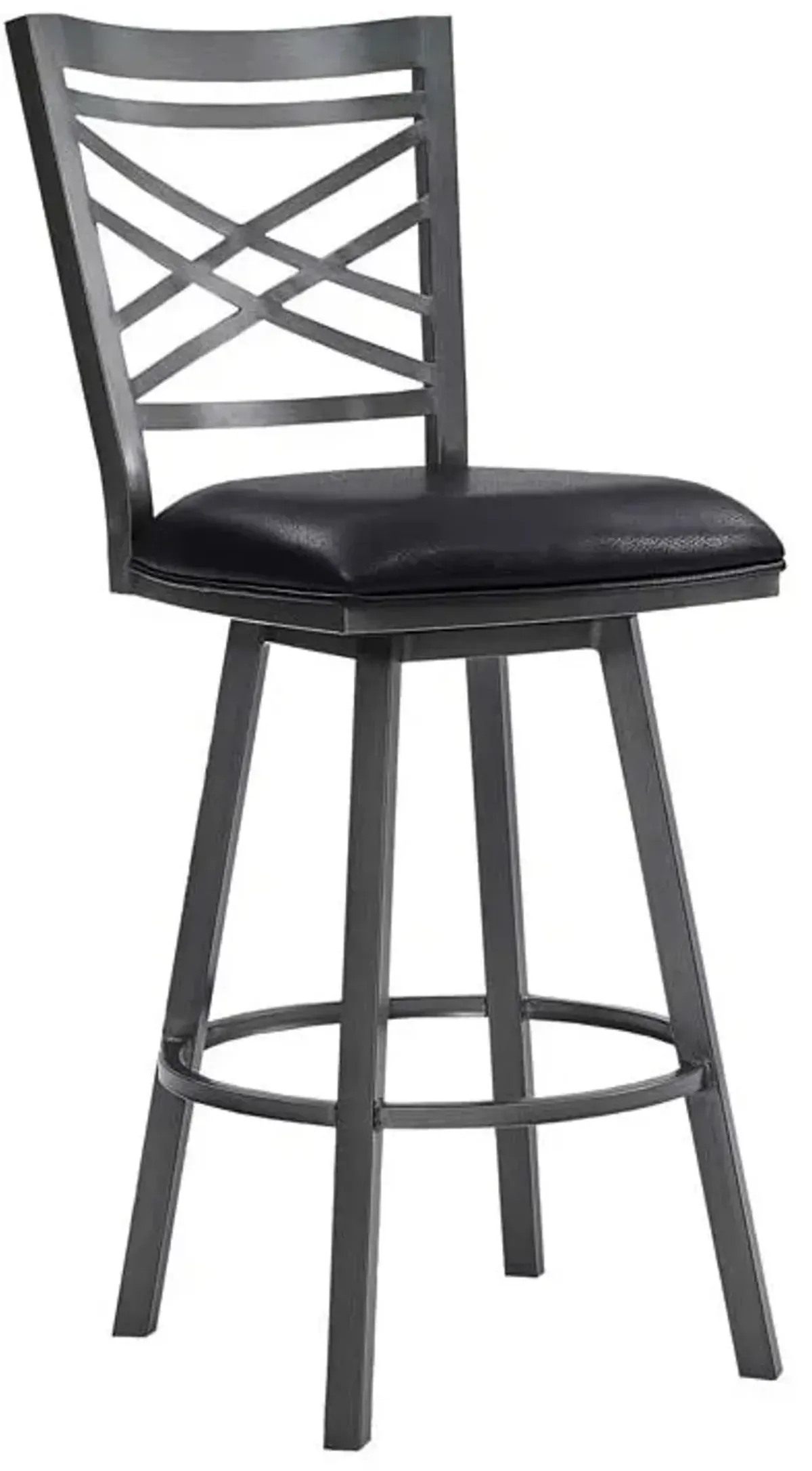 Armen Living Fargo Black 26" Counter Stool