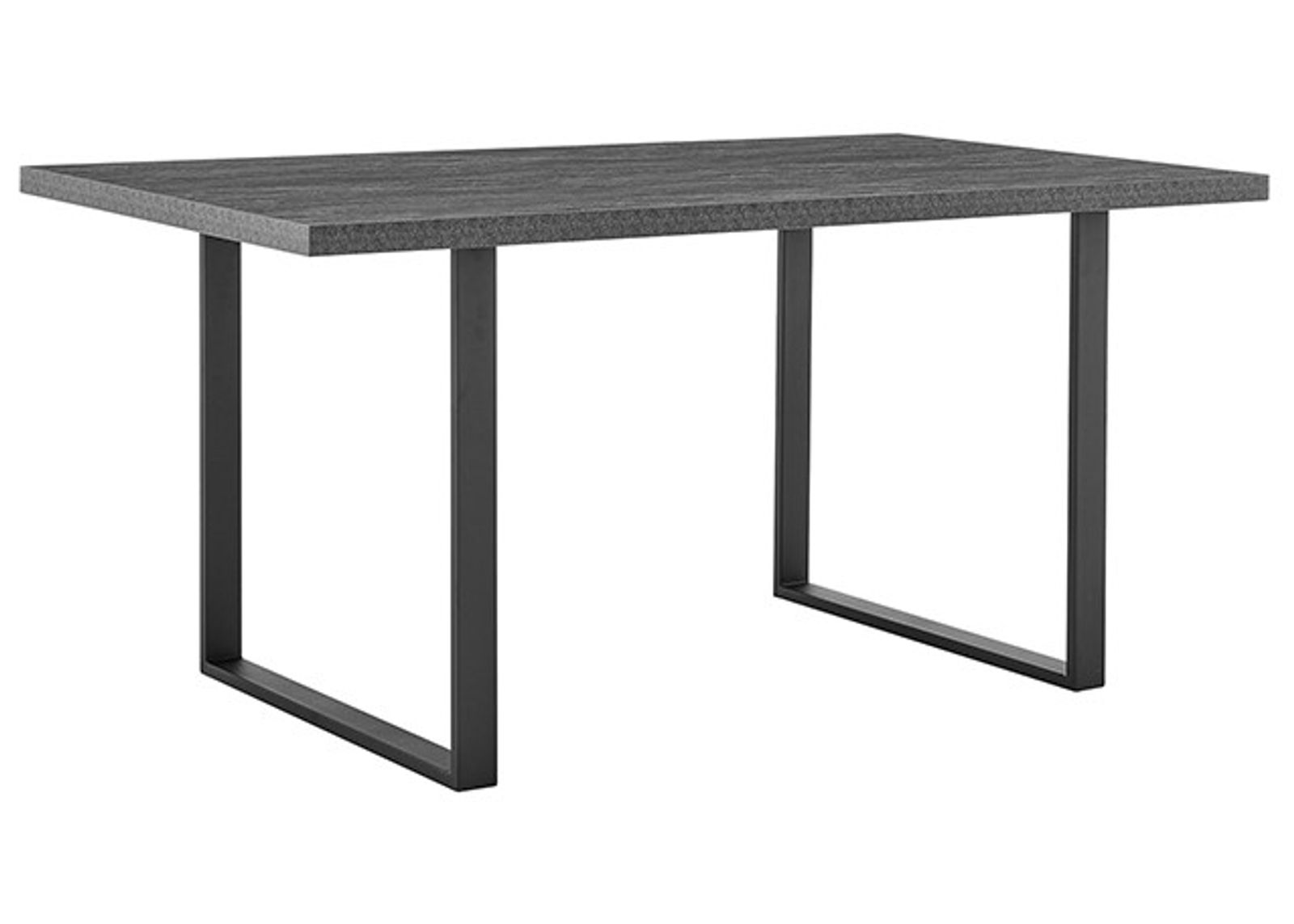 Armen Living Fenton Black/Charcoal Dining Table