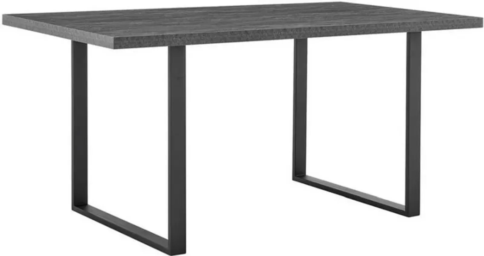 Armen Living Fenton Black Charcoal Dining Table