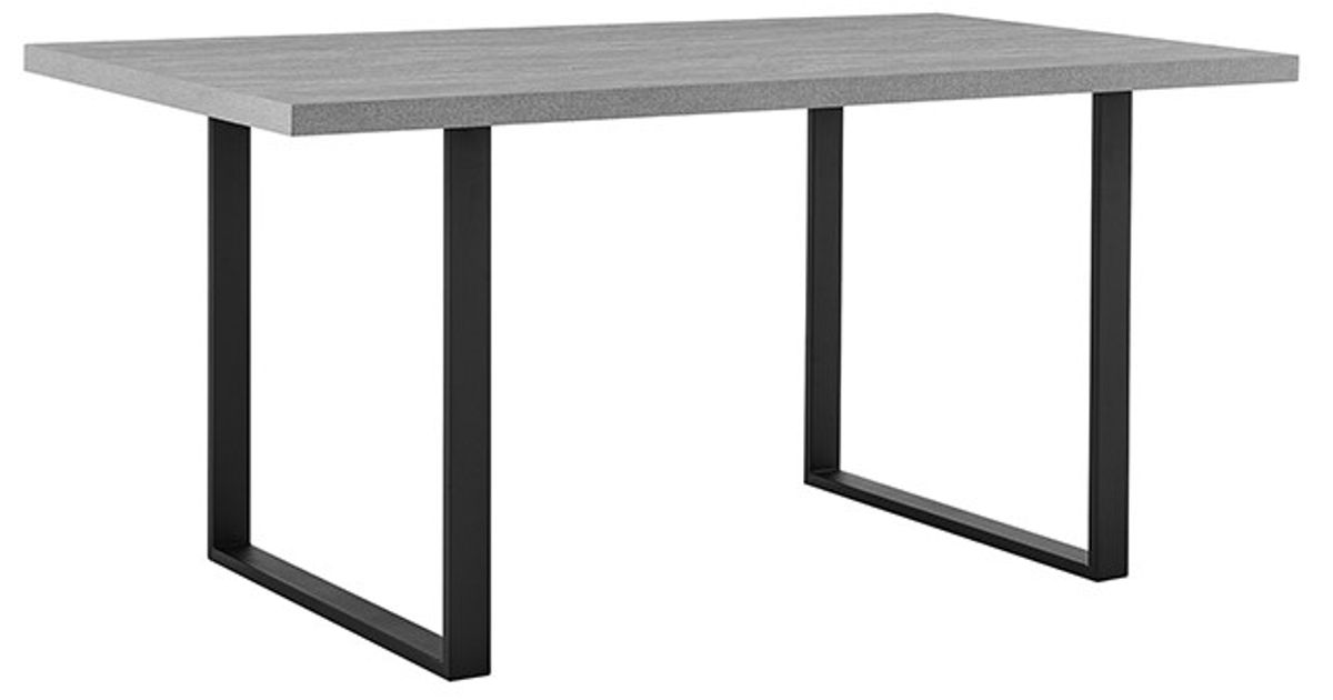 Armen Living Fenton Black/Gray Dining Table