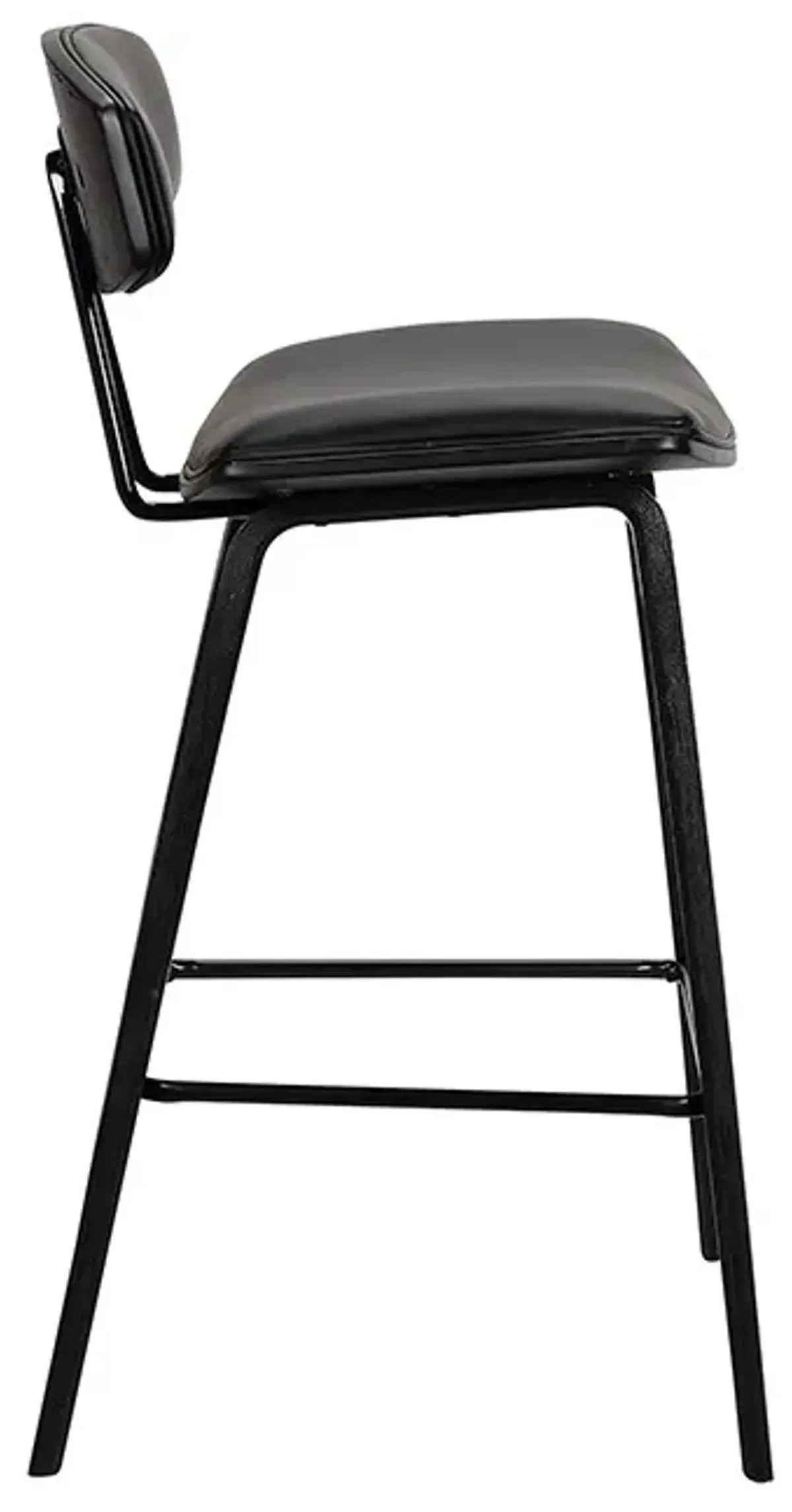 Armen Living Fox Black 28.5" Bar Stool