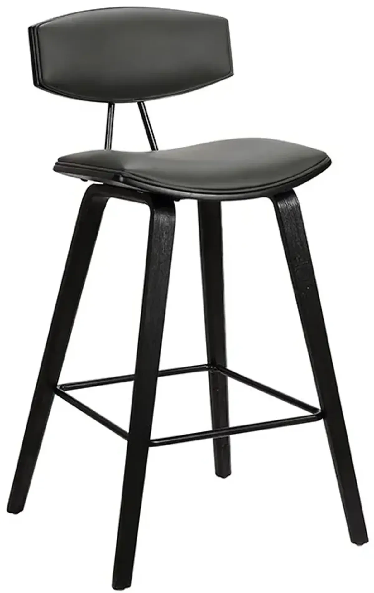 Armen Living Fox Gray 25.5" Counter Stool