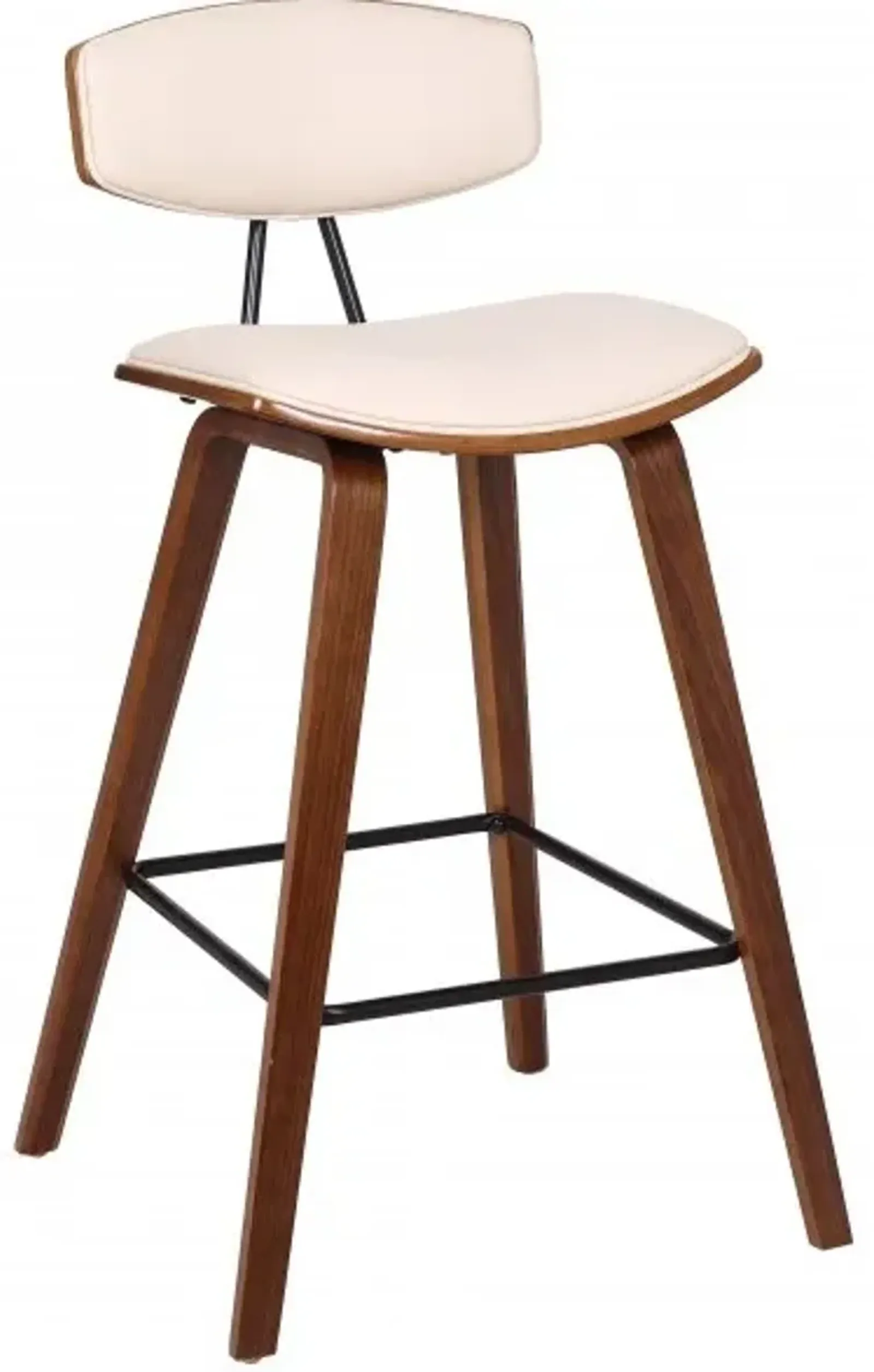 Armen Living Fox Cream 28.5" Bar Stool