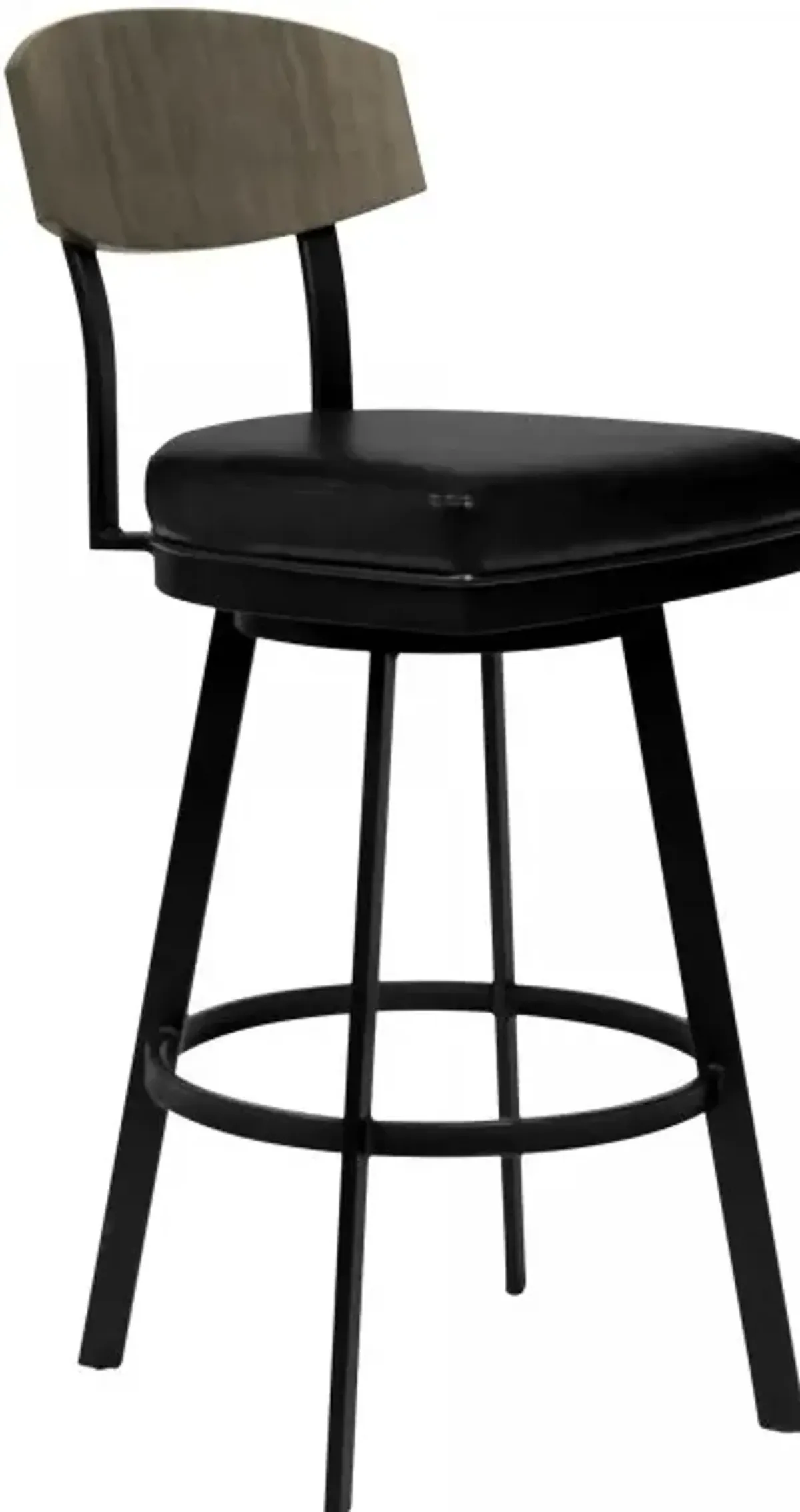 Armen Living Frisco Black 26" Counter Stool