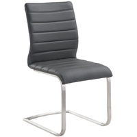 Armen Living Fusion 2-Piece Gray Side Chairs