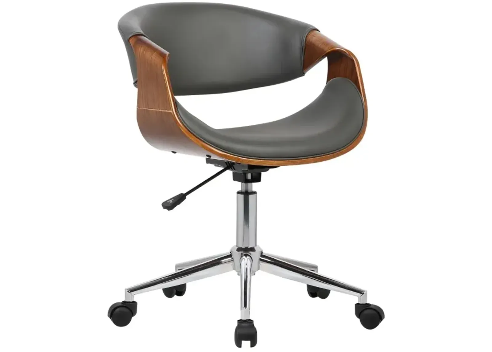 Armen Living Geneva Gray Office Chair