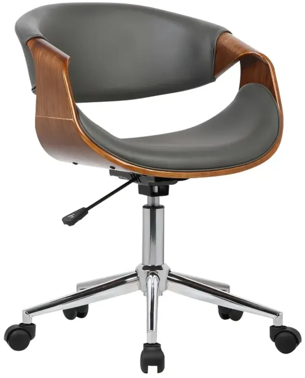 Armen Living Geneva Gray Office Chair