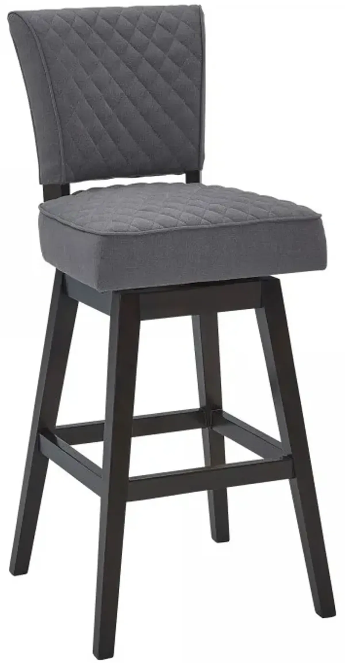 Armen Living Gia 26" Gray Counter Stool