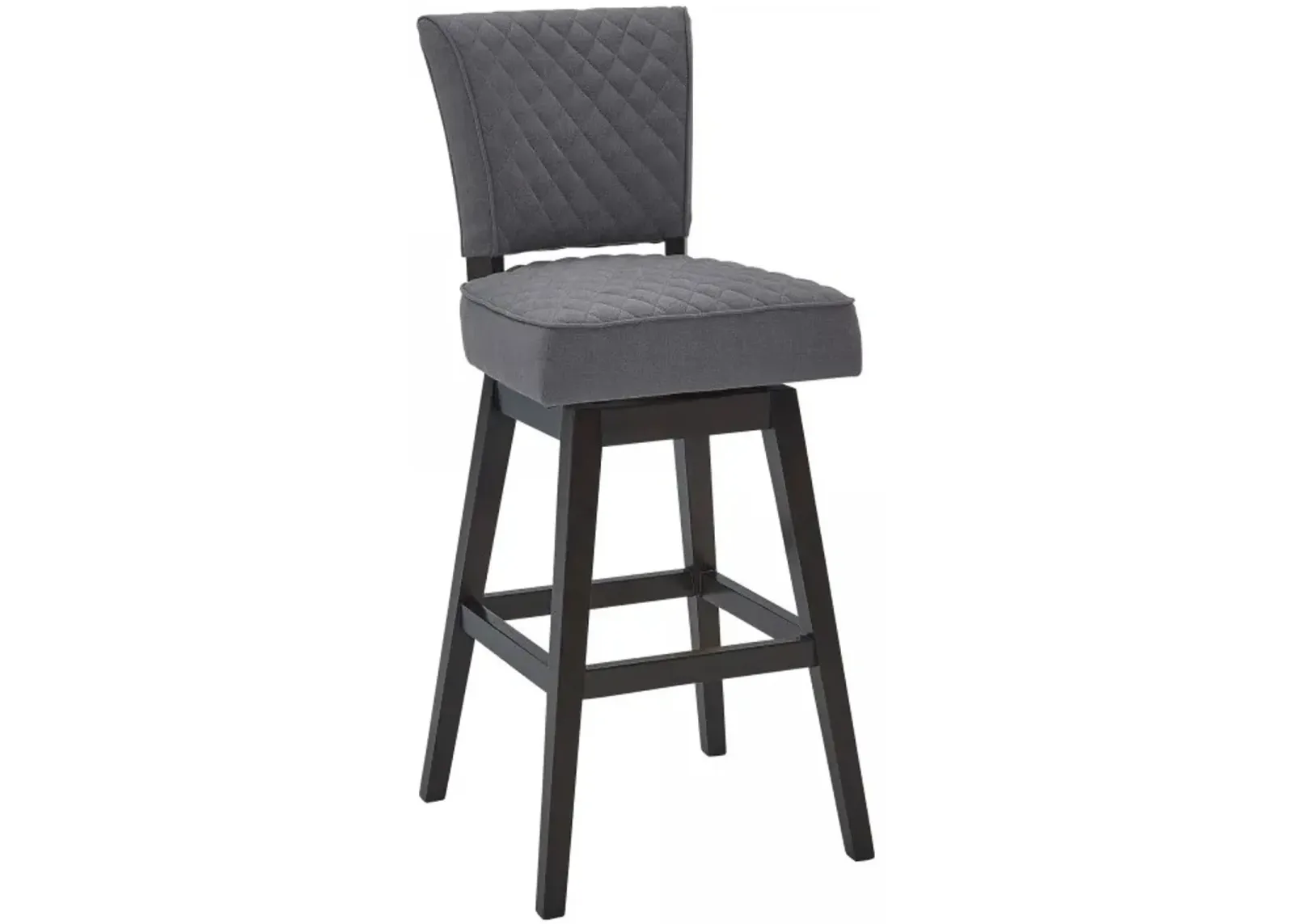 Armen Living Gia 26" Gray Counter Stool