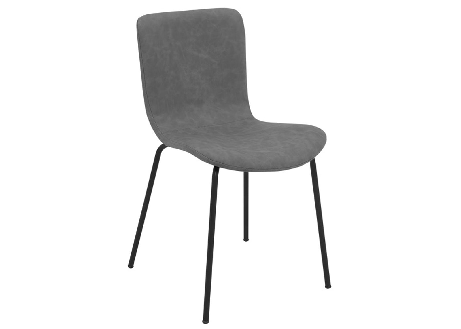 Armen Living Gillian 2-Piece Gray Dining Chairs