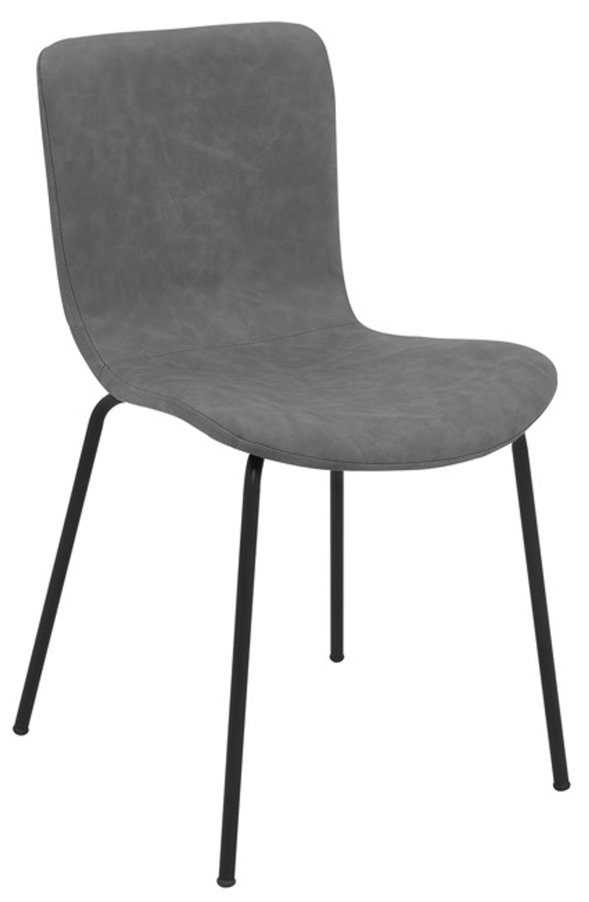 Armen Living Gillian 2-Piece Gray Dining Chairs