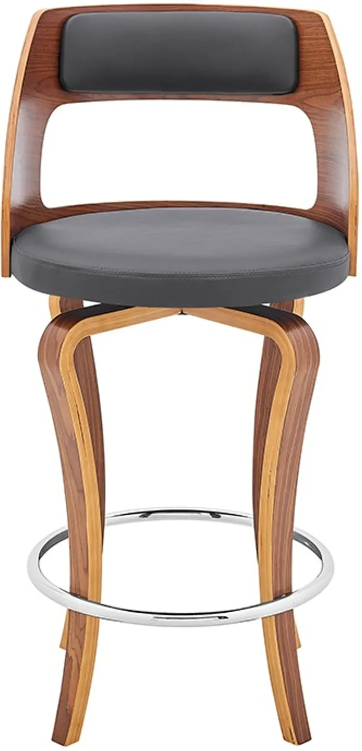 Armen Living Grady Gray 26" Swivel Counter Stool